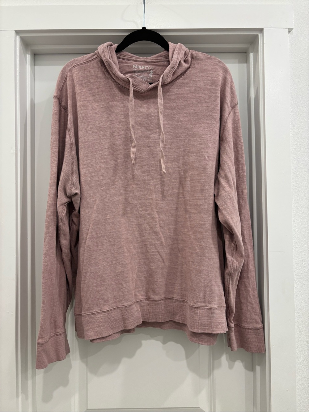 faherty slub hoodie